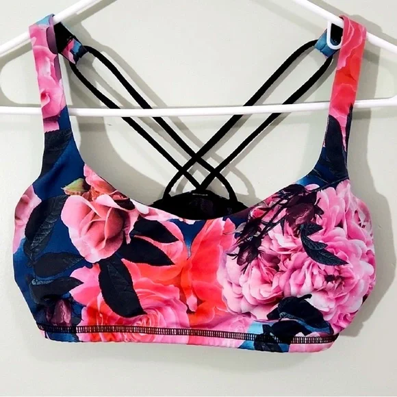 Lululemon Secret Garden Floral Free To Be Bra. XS - EUC - Picture 2 of 12